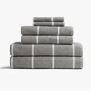 Fouta Stripe Bath Sheet - Thumbnail 2